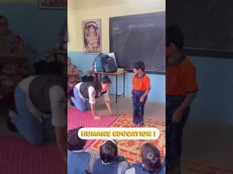 Humane education session with community